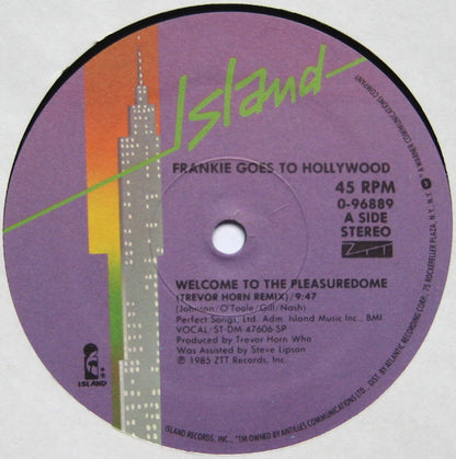 Frankie Goes To Hollywood : Welcome To The Pleasuredome (12", Single, SRC)