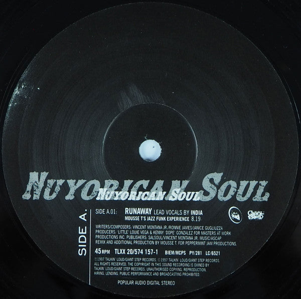 Nuyorican Soul : Runaway (Mousse T. Remixes) (12")
