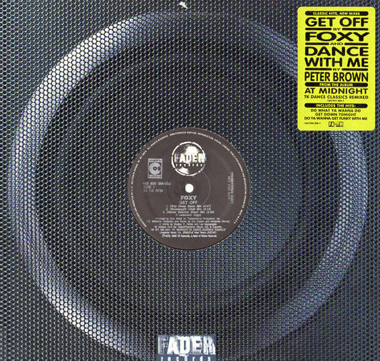 Foxy / Peter Brown (2) : Get Off / Dance With Me (12")