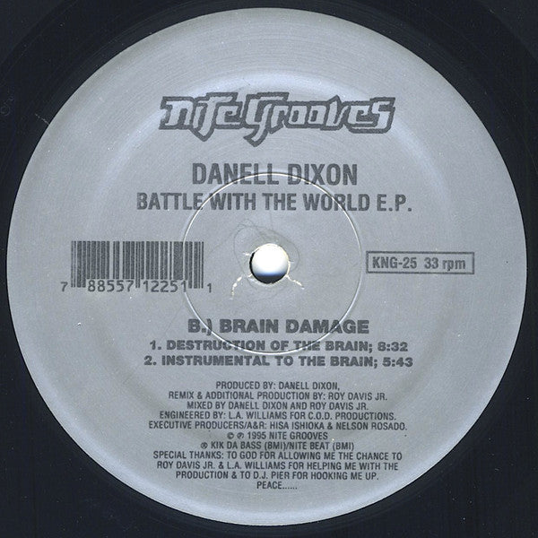 Danell Dixon : Battle With The World E.P. (12", EP)