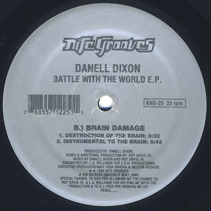 Danell Dixon : Battle With The World E.P. (12", EP)