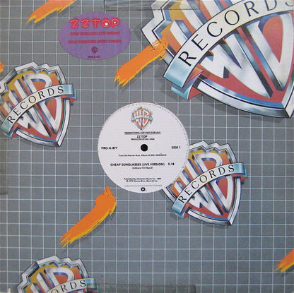 ZZ Top : Cheap Sunglasses (12", Promo)