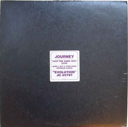 Journey : Just The Same Way (12", Mono, Promo)