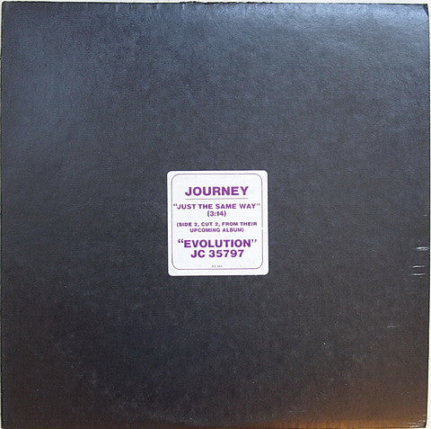 Journey : Just The Same Way (12", Mono, Promo)