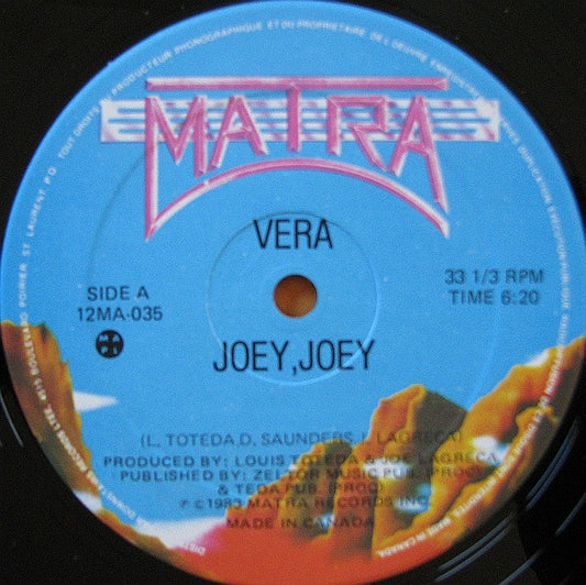 Vera (2) : Joey, Joey (12")