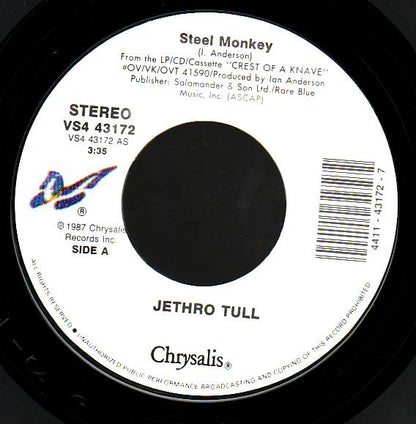 Jethro Tull : Steel Monkey (7", Single)