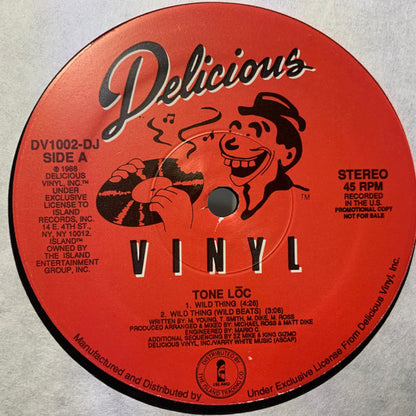 Tone Lōc* : Wild Thing (12", Promo, Gen)