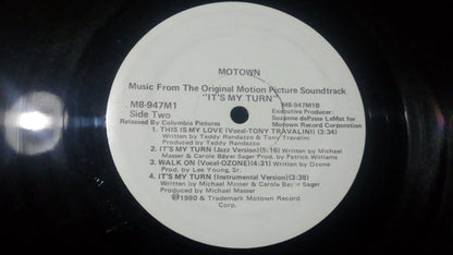 Various : Music From The Original Motion Picture Soundtrack "It's My Turn" (LP, Album, Promo)