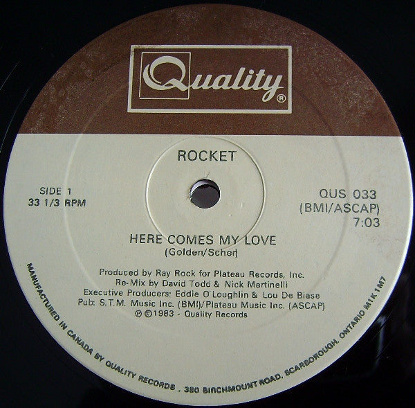 Rocket (4) : Here Comes My Love (12")