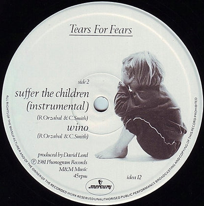 Tears For Fears : Suffer The Children (12", Single, RE)