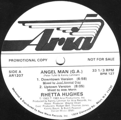 Rhetta Hughes : Angel Man (G.A.) (12", Promo)