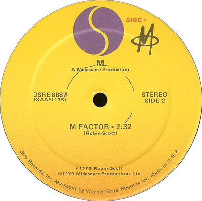 M (2) : Pop Muzik (12", Mon)