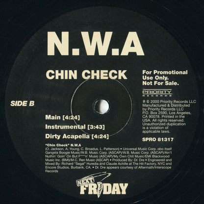 N.W.A. : Chin Check (12", Promo)
