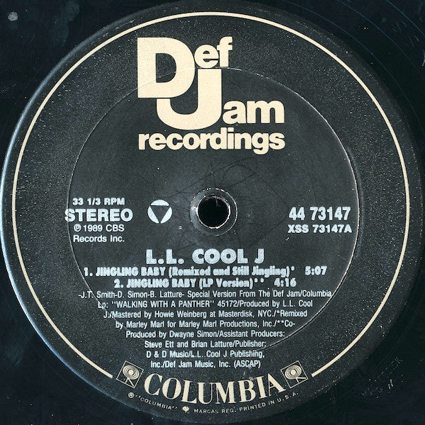 L.L. Cool J* : Jingling Baby (12" Mixes) (12")