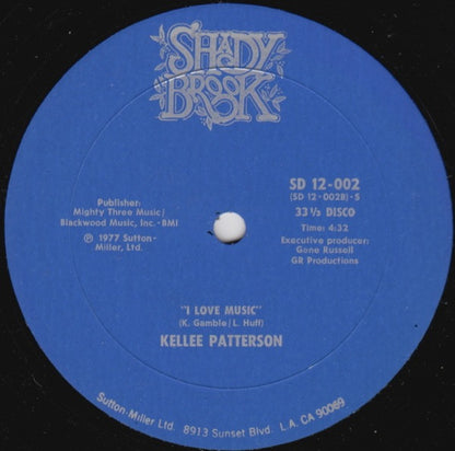 Kellee Patterson : Turn On The Lights / I Love Music (12")