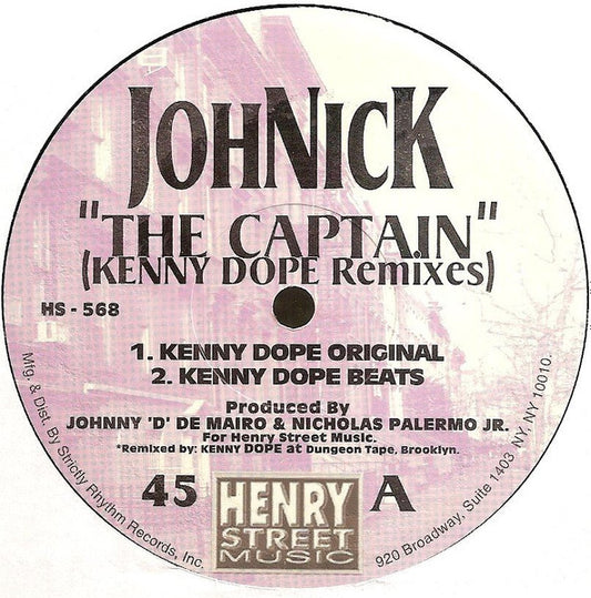 JohNick : The Captain  (Kenny Dope Remixes) (12")