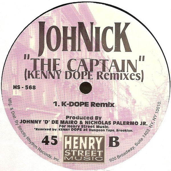 JohNick : The Captain  (Kenny Dope Remixes) (12")