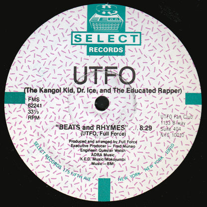 UTFO : Beats And Rhymes (12")
