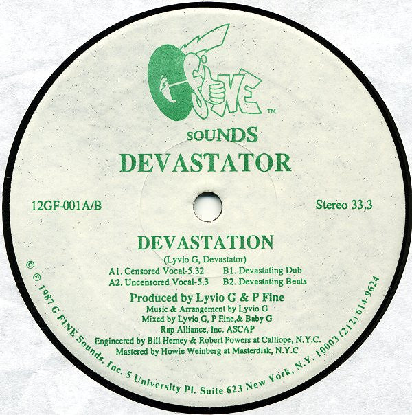 Devastator : Devastation (12")