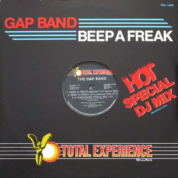 The Gap Band : Beep A Freak (12", Promo)