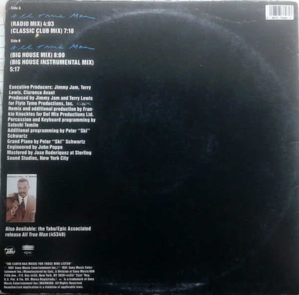 Alexander O'Neal : All True Man (12", Single)