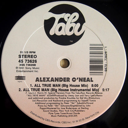 Alexander O'Neal : All True Man (12", Single)
