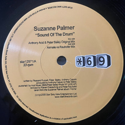 Suzanne Palmer : Sound Of The Drum (12", 1/2)