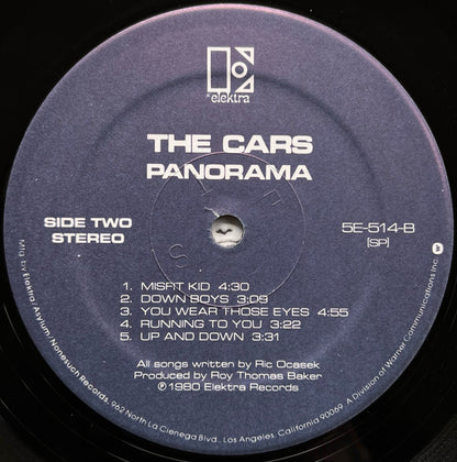 The Cars : Panorama (LP, Album, SP )