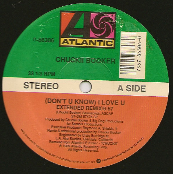 Chuckii Booker : (Don't U Know) I Love U (12", Single)
