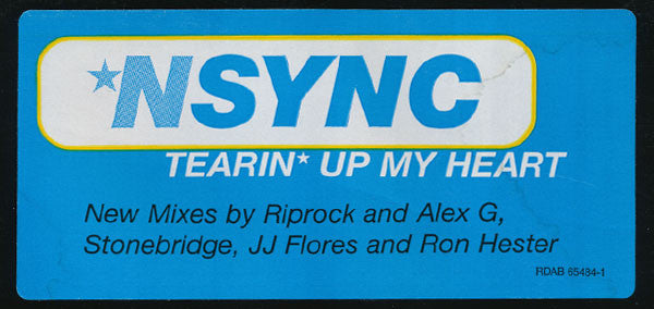 'N Sync* : Tearin' Up My Heart (12", Promo)