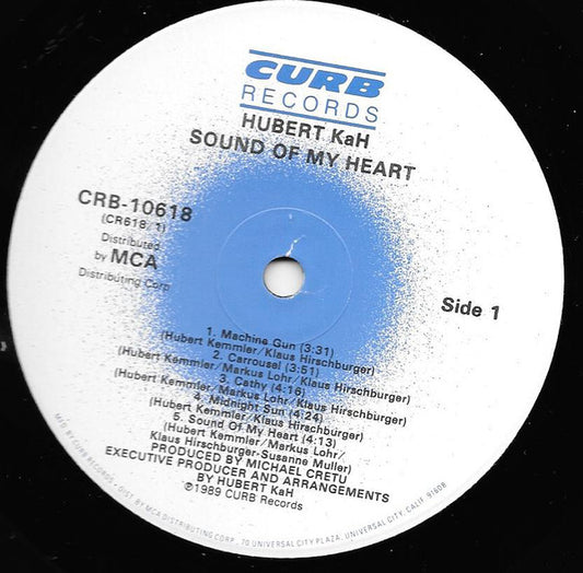 Hubert Kah : Sound Of My Heart (LP, Album)