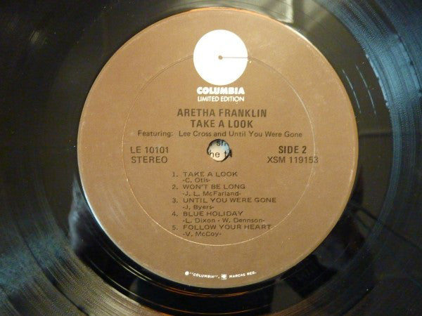 Aretha Franklin : Take A Look (LP, Album, Comp, Ltd, RE)