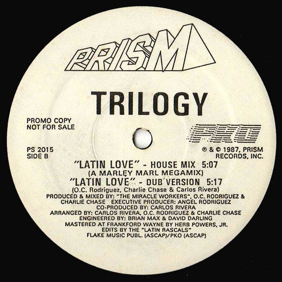 Trilogy : Latin Love (12", Promo)