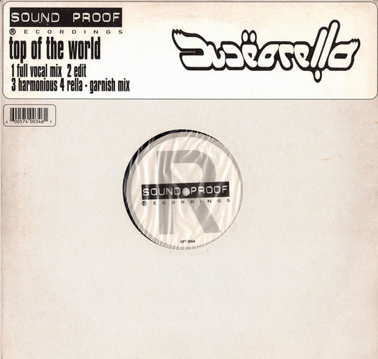 Dudearella Feat: Shelley Nelson : Top Of The World (12")