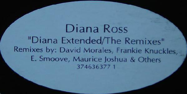 Diana Ross : Diana Extended / The Remixes (LP, Comp, Promo)