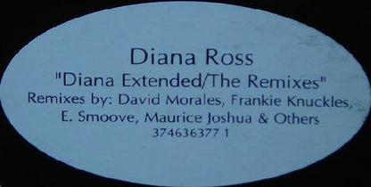 Diana Ross : Diana Extended / The Remixes (LP, Comp, Promo)