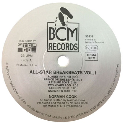 Norman Cook : All-Star Breakbeats Volume 1 (LP)
