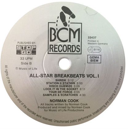 Norman Cook : All-Star Breakbeats Volume 1 (LP)