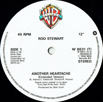 Rod Stewart : Another Heartache (Extended Version) (12")