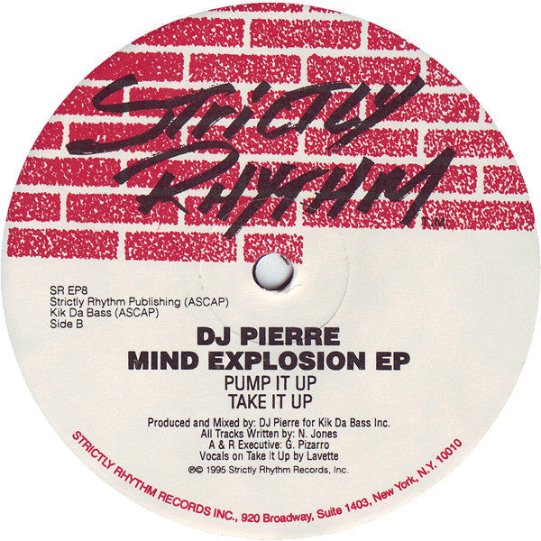 DJ Pierre : Mind Explosion EP (2x12", EP)