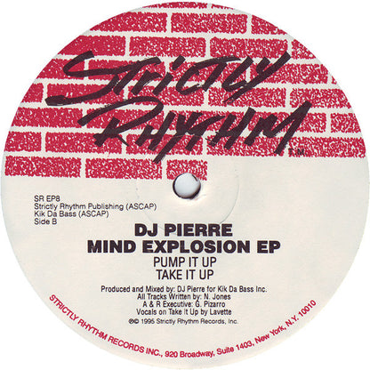 DJ Pierre : Mind Explosion EP (2x12", EP)