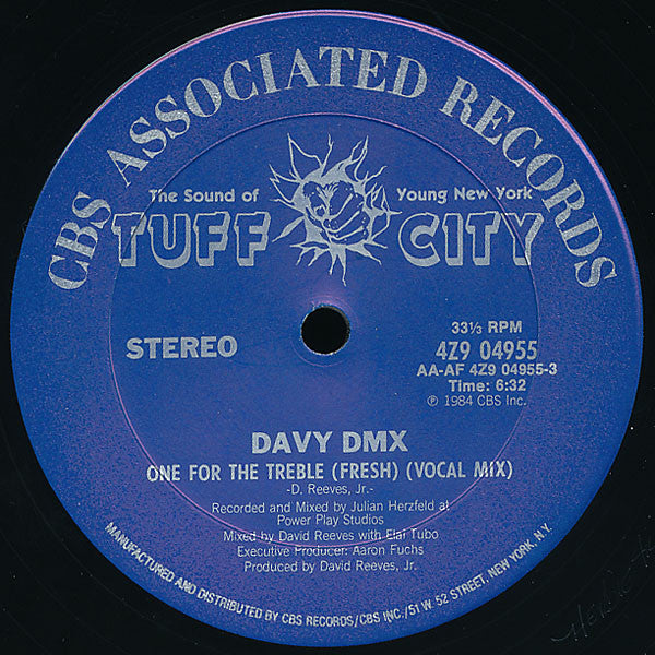Davy DMX : One For The Treble (Fresh) (12", Car)
