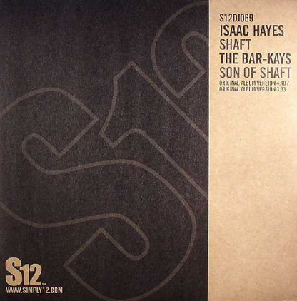 Isaac Hayes / The Bar-Kays* : Shaft / Son Of Shaft (12", RE, RP)