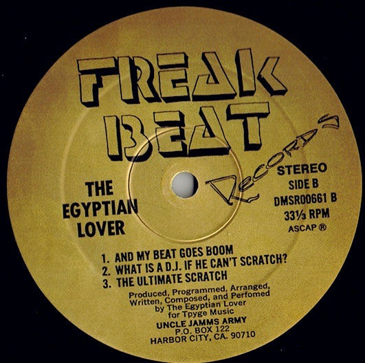 The Egyptian Lover* : Egypt, Egypt (12", 1st)