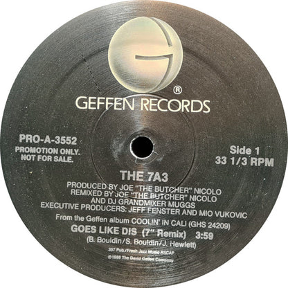 7A3 : Goes Like Dis (12", Promo)
