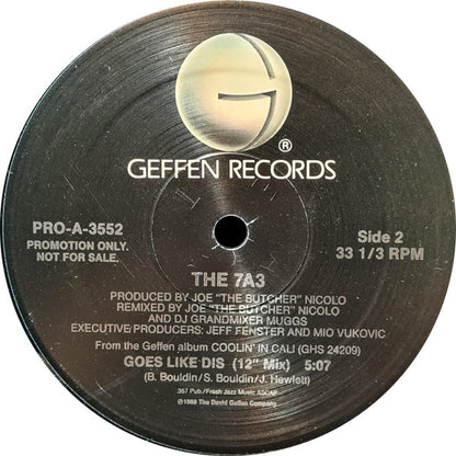 7A3 : Goes Like Dis (12", Promo)
