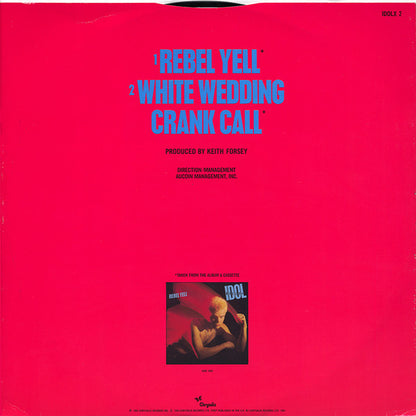 Billy Idol : Rebel Yell (12", Single)