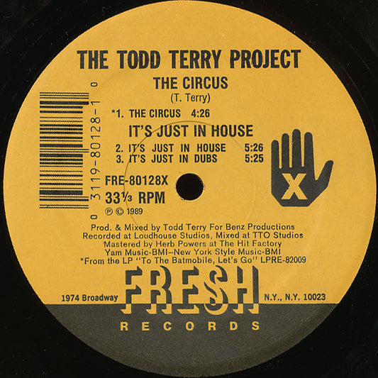 The Todd Terry Project : The Circus / Weekend (12")