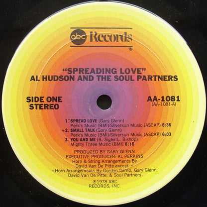 Al Hudson And The Soul Partners* : Spreading Love (LP, Album, San)