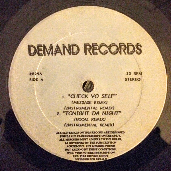 Ice Cube / Redman : Untitled (12", Unofficial)